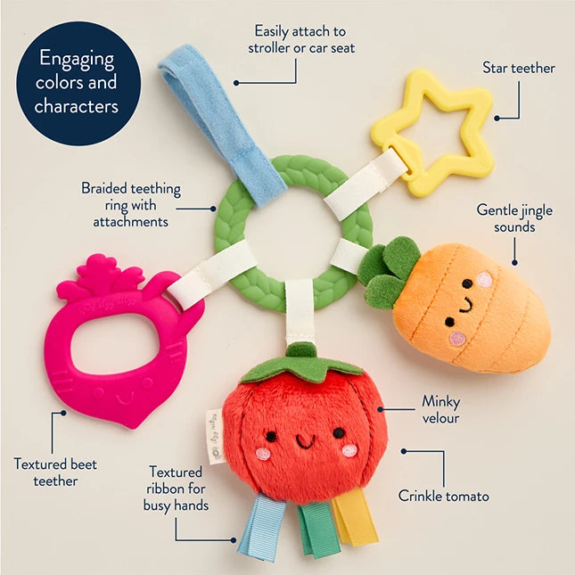 Busy Ring Veggie - Best Baby Toys & Gifts for Ages 0 to 1 - US 4769
