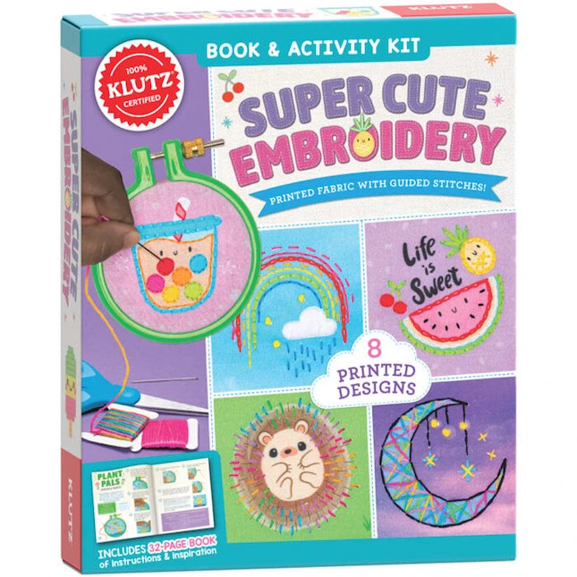 Klutz Super Cute Embroidery - Best Arts & Crafts for Ages 10 to 12 - US 6432