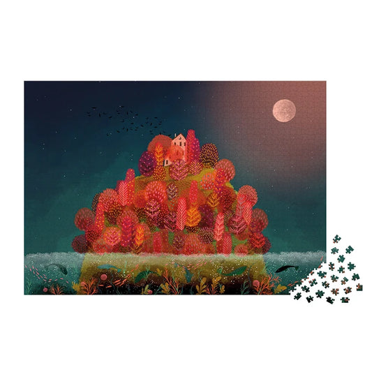 Red Autumn Puzzle - 2000 pc - Best for Ages 10 to 12 - US 6555