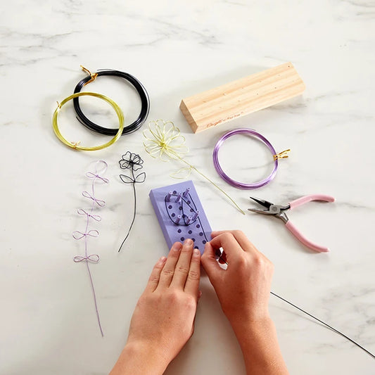 Craft Crush - DIY Wire Flower Kit - Best Arts & Crafts for Babies - US 1419