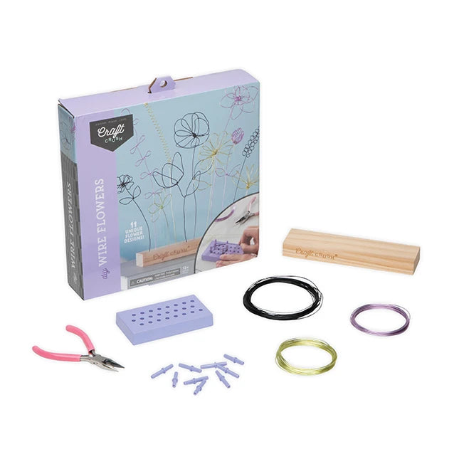 Craft Crush - DIY Wire Flower Kit - Best Arts & Crafts for Babies - US 1419