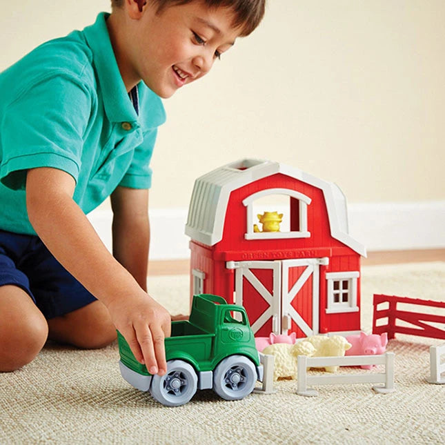 Green Toys - Farm Playset - Best Organic & Green Toys for Ages 2 to 6 - US 9635