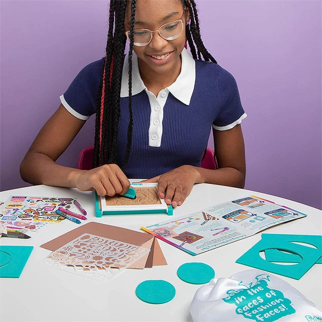 Fashion Faces - Best Arts & Crafts for Ages 6 to 11 - Fat Brain Toys - US 0931