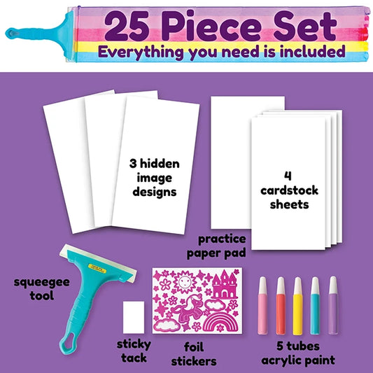 Squeegeez Magical Reveal Art - Best Arts & Crafts for Ages 7 to 12 - US 2229