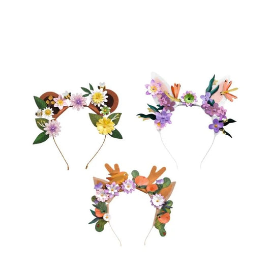 Flower Friends Animal Headbands - Best Arts & Crafts for Ages 6 to 10 - US 1941