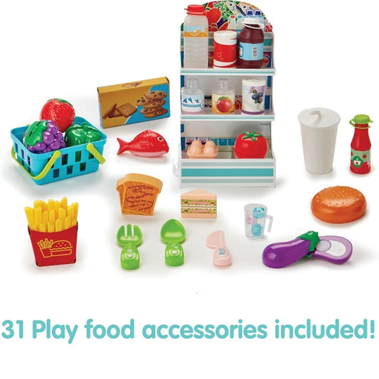 Kidoozie - Chill & Fill Refrigerator Playset - Best for Ages 3 to 8 - US 6030