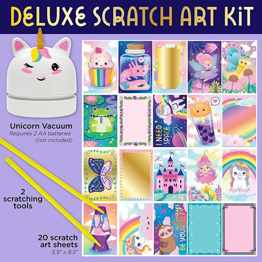Deluxe Scratch Art - Best Arts & Crafts for Ages 6 to 11 - US 5001