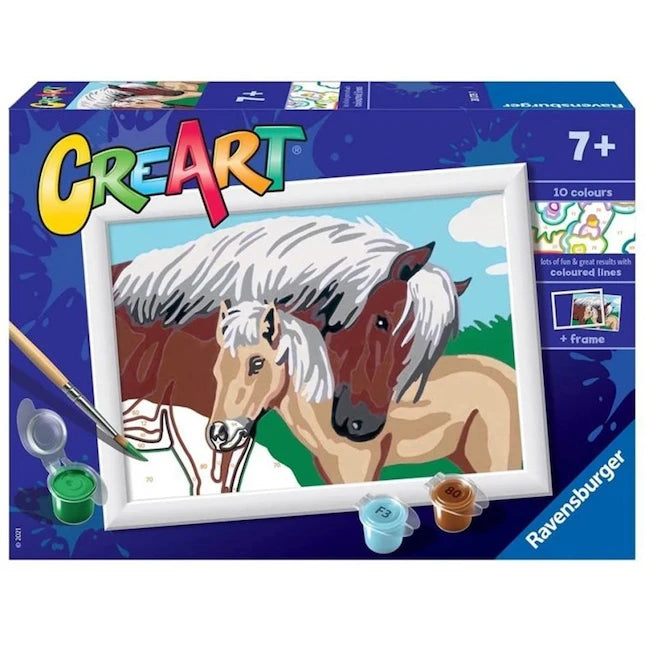 CreArt Mother & Foal - 5 x 7 - Best Arts & Crafts for Ages 8 to 12 - US 9969
