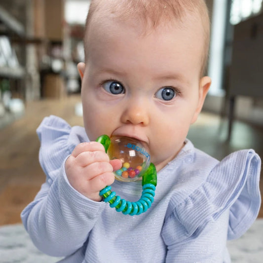 Lamaze Spin & Smile Rattle - Best Baby Toys & Gifts for Ages 0 to 1 - US 5846