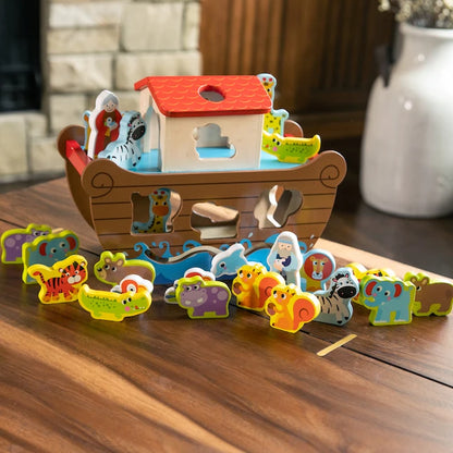 Noah's Ark Sort &amp; Play Set - Best Early Learning Toys for Babies - US 9581