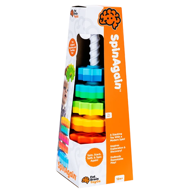 SpinAgain - Best Baby Toys &amp; Gifts for Ages 1 to 2 - Fat Brain Toys - US 7939