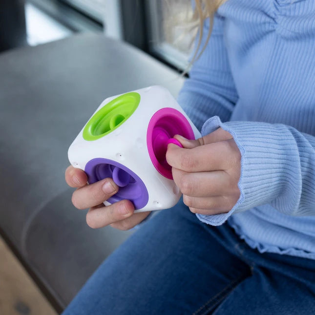 Tugl Cube - Best Sensory Toys for Ages 2 to 3 - Fat Brain Toys - US 7443