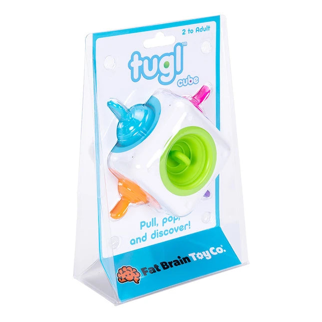 Tugl Cube - Best Sensory Toys for Ages 2 to 3 - Fat Brain Toys - US 7443
