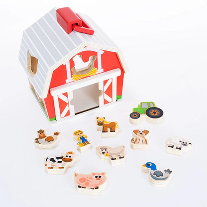 Shape Sorting Barn - Best Early Learning Toys for Babies - US 5190
