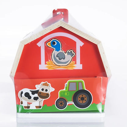 Shape Sorting Barn - Best Early Learning Toys for Babies - US 5190