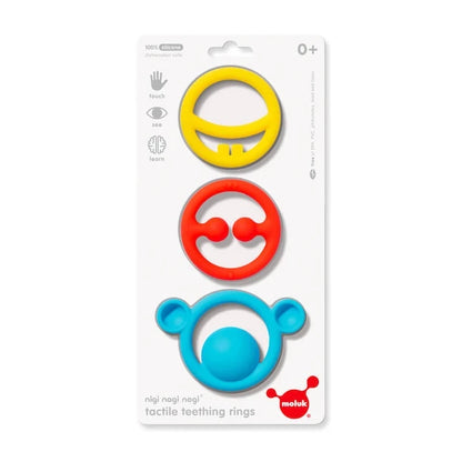 Nigi Nagi and Nogi Teething Rings by MOLUK - Best for Babies - US 5233