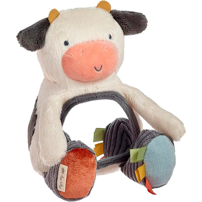 Itzy Bitzy Sensory Tummy Time Mirror - Cow - Best for Ages 0 to 5 - US 2086