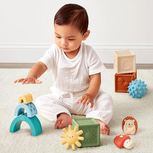 Itzy Blocks - 10 Sensory Blocks, Balls &amp; Friends - US 5167