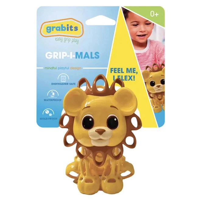 Grabits Lion - Best Baby Toys &amp; Gifts for Ages 0 to 2 - Fat Brain Toys - US 1962