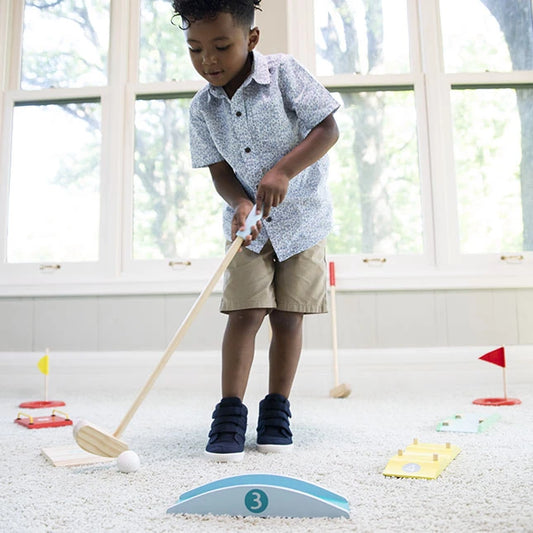 Putt-n-Play Wooden Golf Set - Best Active Play for Ages 3 to 5 - US 7748
