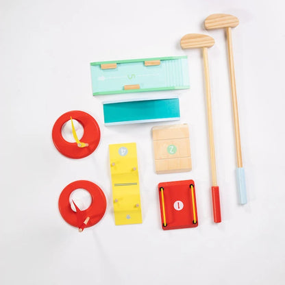 Putt-n-Play Wooden Golf Set - Best Active Play for Ages 3 to 5 - US 7748