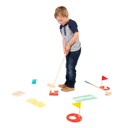 Putt-n-Play Wooden Golf Set - Best Active Play for Ages 3 to 5 - US 7748