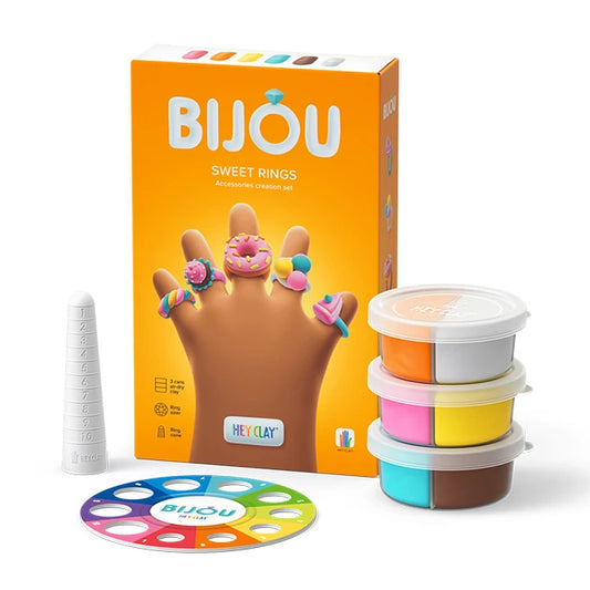 Hey Clay Bijou Sweet Rings - Best Arts &amp; Crafts for Ages 6 to 11 - US 8567