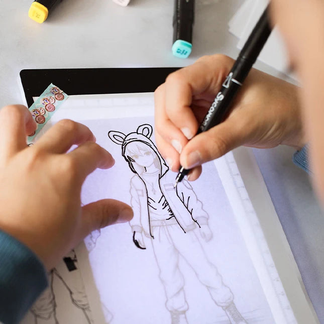 Sycomore Manga - Create Your Manga Characters with Rechargeable LED Light Pad - US 0502