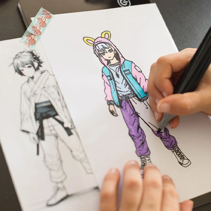 Sycomore Manga - Create Your Manga Characters with Rechargeable LED Light Pad - US 0502