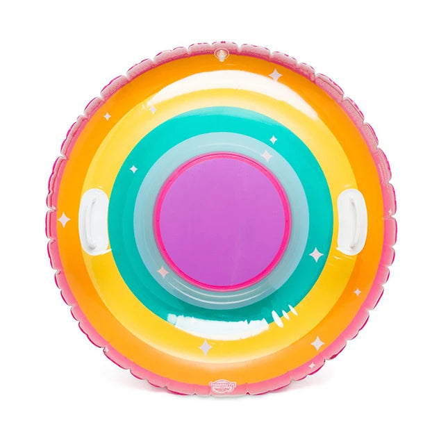 Round Magical Rainbow Snow Tube - Best Active Play for Ages 8 to 12 - US 7513