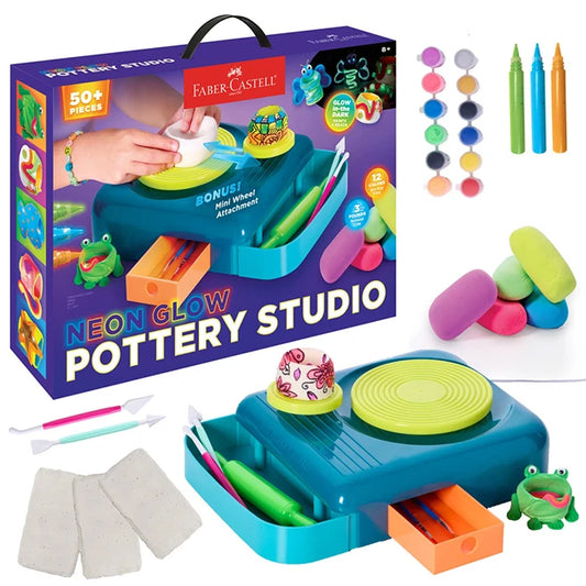 Neon Glow Pottery Studio - Best Arts &amp; Crafts for Ages 8 to 12 - US 4388