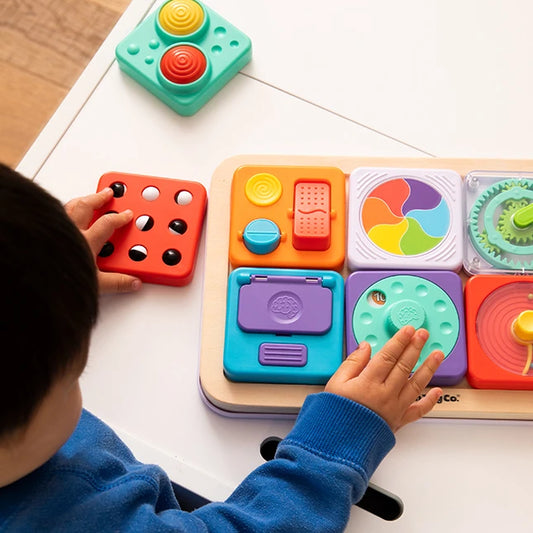 PlayTab - Modular, Sensory Activity Board for Babies and Toddlers - US 4253