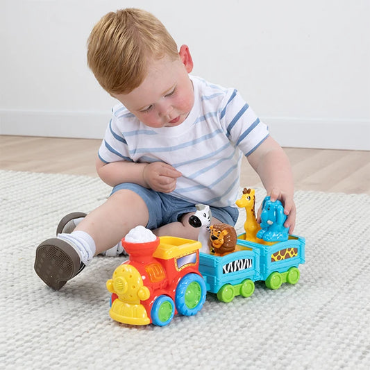 Musical Safari Train - Best Early Learning Toys for Babies - US 7709