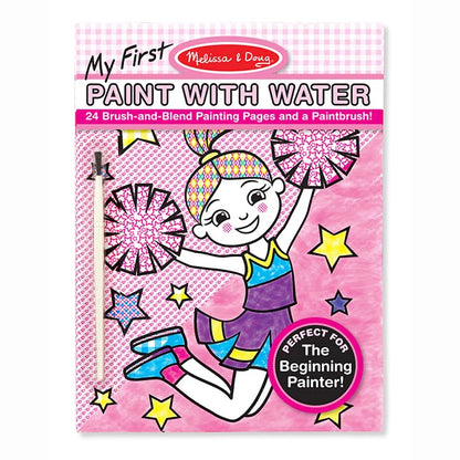 My First Paint with Water - Cheerleaders, Flowers, Fairies &amp; More - US 3188