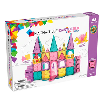 Magna-Tiles Castle DLX + microMAGS - Best for Ages 3 to 4 - US 8805