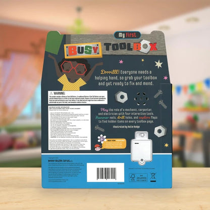 My First Busy Toolbox Book - Best Baby Toys &amp; Gifts for Ages 0 to 3 - US 1114