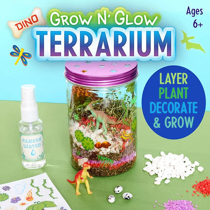 Grow N Glow Terrarium Dinosaur - Best for Ages 6 to 12 - US 2054