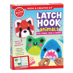 Klutz Latch Hook Animals - Red Panda, Frog &amp; Shark - US 9000