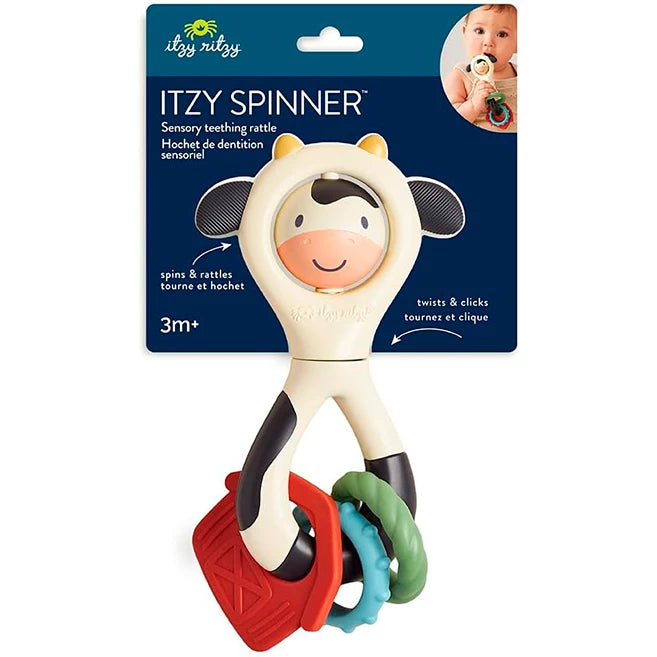 Itzy Spinner Cow - Best Baby Toys &amp; Gifts for Babies - Fat Brain Toys - US 3142