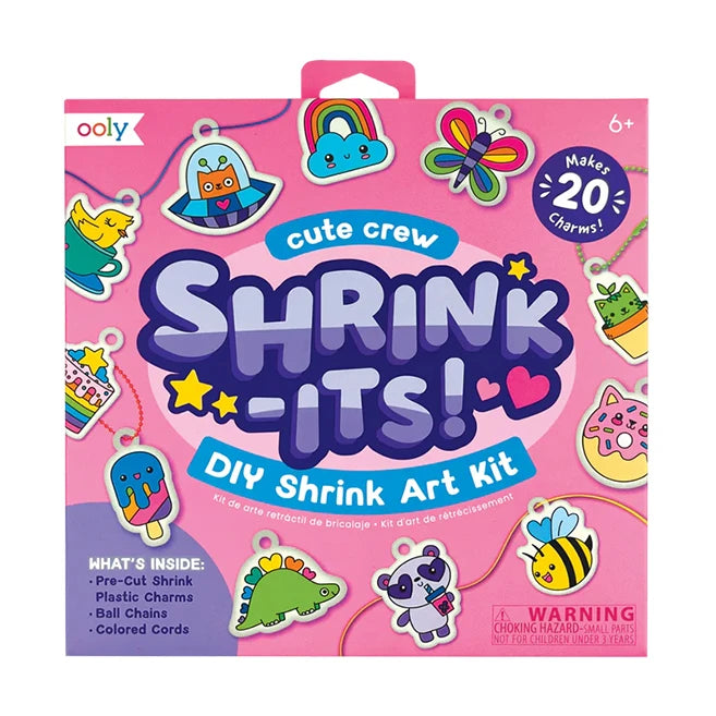 Shrink-Its! DIY Shrink Art Kit - Cute Crew - Best for Ages 6 to 10 - US 7892