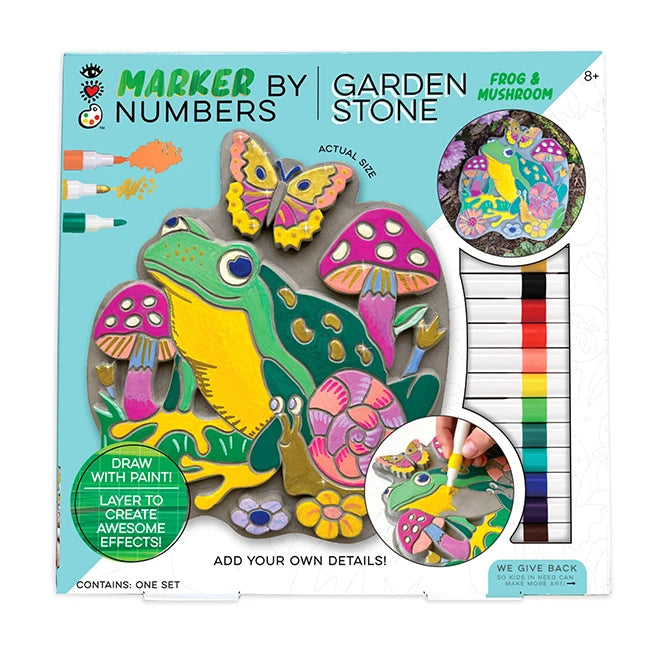 Marker By Number - Garden Stone - Best Arts &amp; Crafts for Ages 8 to 12 - US 6020
