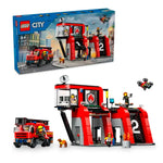 LEGO City Fire - Fire Station with Fire Truck - Best for Ages 6 to 8 - US 7413