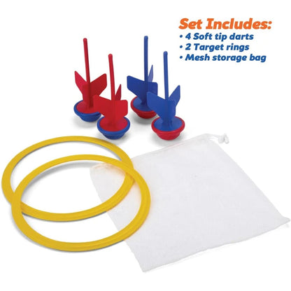 Kidoozie - Bulls Eye Lawn Darts - Best Active Play for Ages 3 to 9 - US 2159