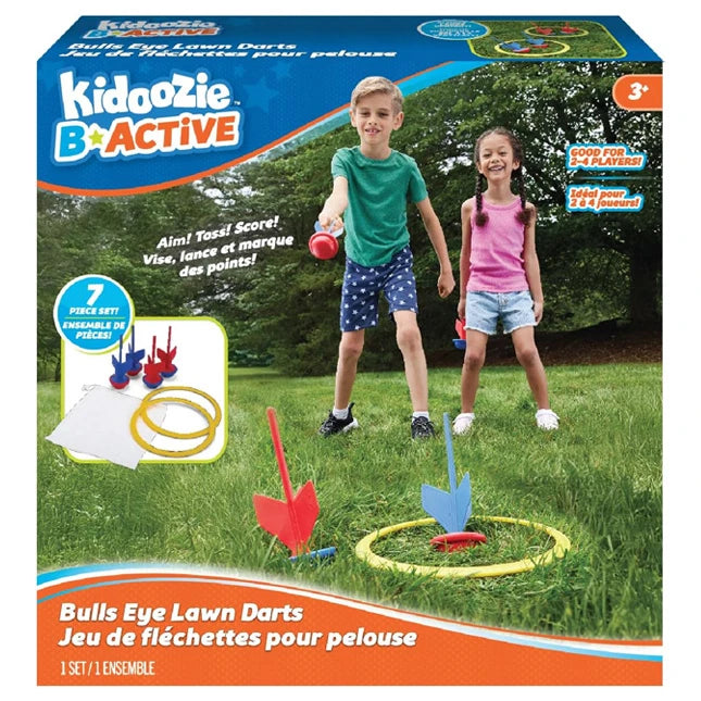 Kidoozie - Bulls Eye Lawn Darts - Best Active Play for Ages 3 to 9 - US 2159
