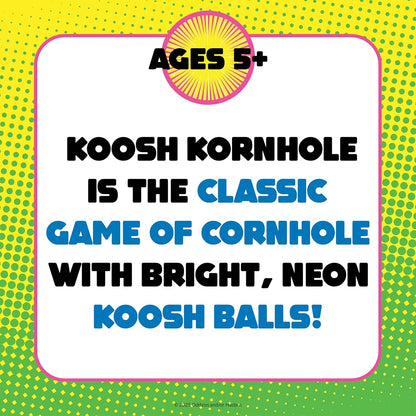 Koosh Kornhole - Best Active Play for Ages 5 to 10 - Fat Brain Toys - US 8426