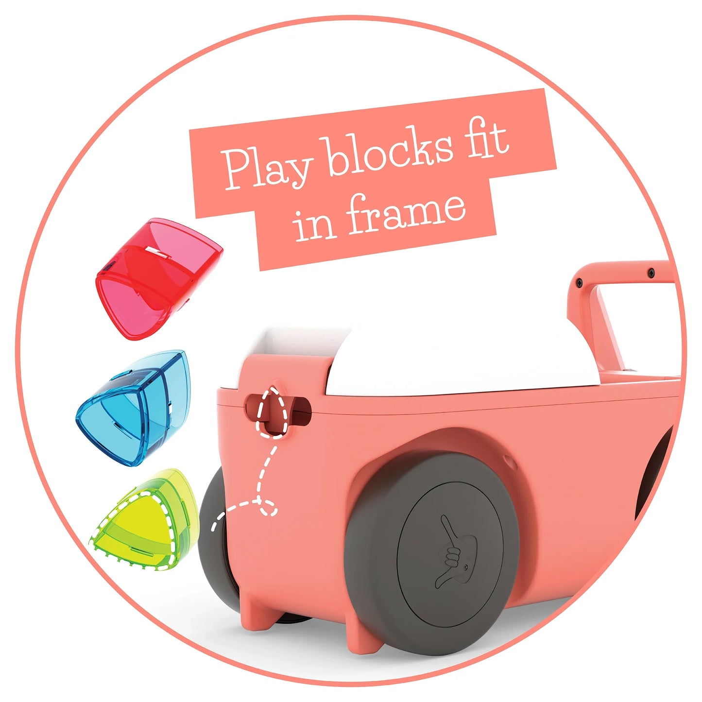 Blockie Scoopie - Best Active Play for Ages 1 to 2 - Fat Brain Toys - US 0737