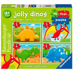 My First Puzzles - Jolly Dinosaurs - Best Puzzles for Ages 2 to 4 - US 7088