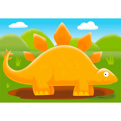 My First Puzzles - Jolly Dinosaurs - Best Puzzles for Ages 2 to 4 - US 7088