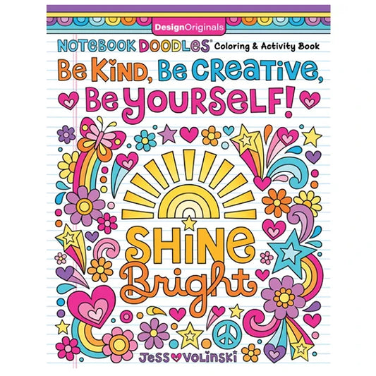 Notebook Doodles Be Kind Be Creative Be Yourself! - US 9948