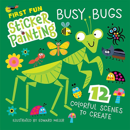 First Fun Sticker Paintings - Busy Bugs - Best for Ages 3 to 6 - US 2160